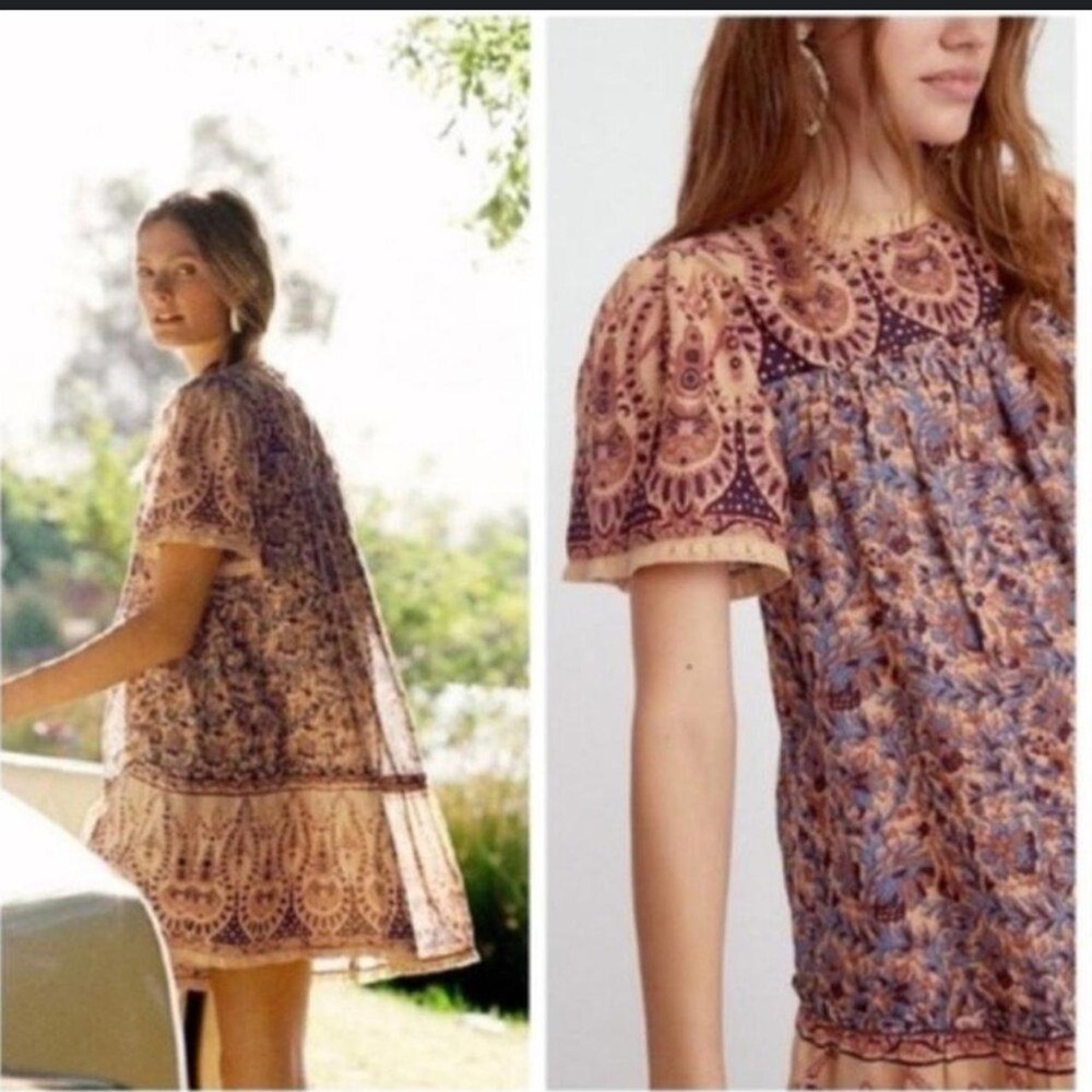 Anthropologie Othilia Briar Tunic Dress size 2